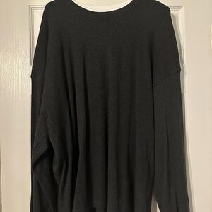 Daily Drills Black Long Sleeve Top